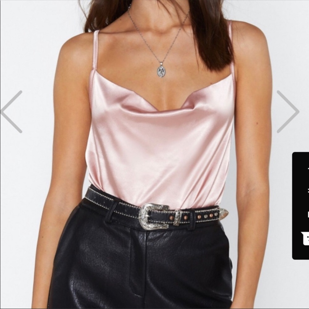 Satin bodysuit